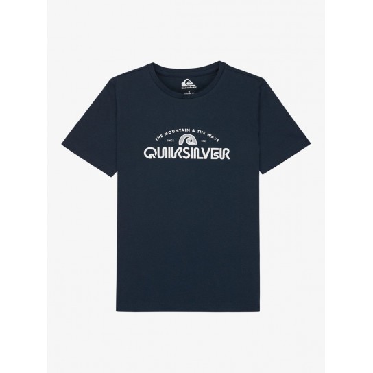T-shirt Quiksilver Ev Corpo Classic JR - Azul Marinho