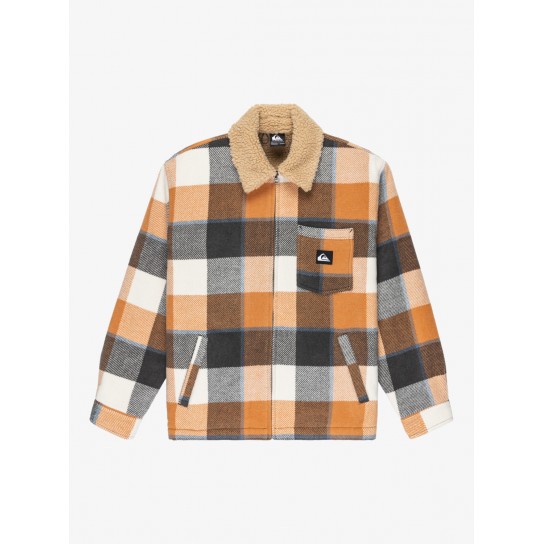Casaco Quiksilver Dna Sherpa Harrington - Castanho
