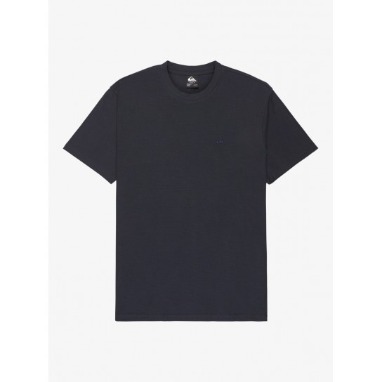 T-shirt Quiksilver Slub Roundneck - Azul Marinho