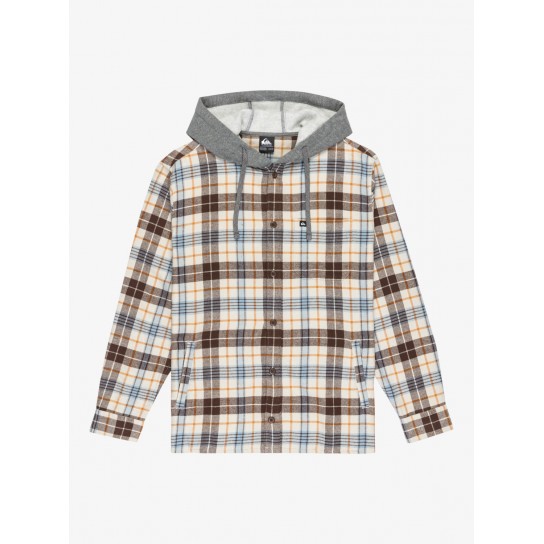 Camisa Quiksilver Hooded Surf - Castanho