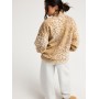 Sweat Roxy Jive Talking Bonded - Amarelo