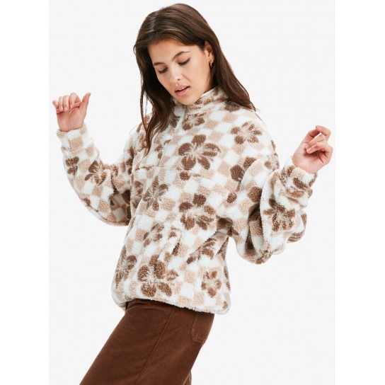 Sweat Roxy Jive Talking Bonded - Branco