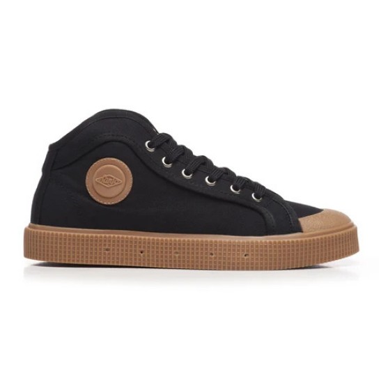 Sanjo K100 Black Gum - Preto/Camel
