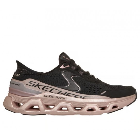 Skechers Glide-Step Starlight Shine - Preto/Rose Gold