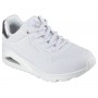 Skechers Uno Shimmer Away - Branco/Prata