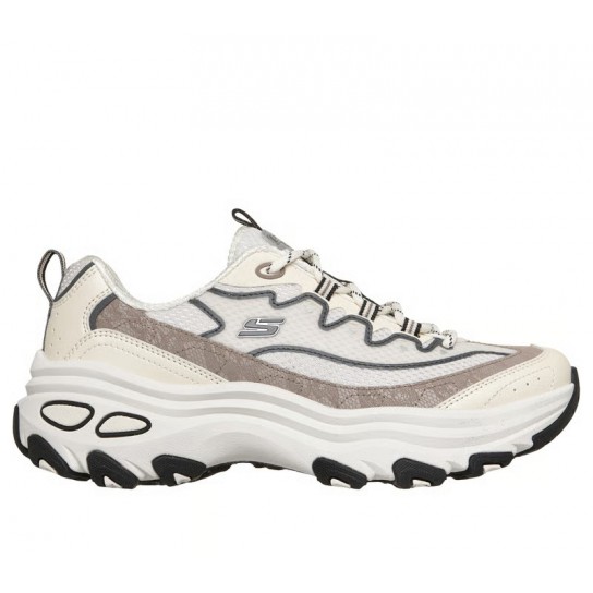 Skechers D'Lite Max - Cru/Castanho