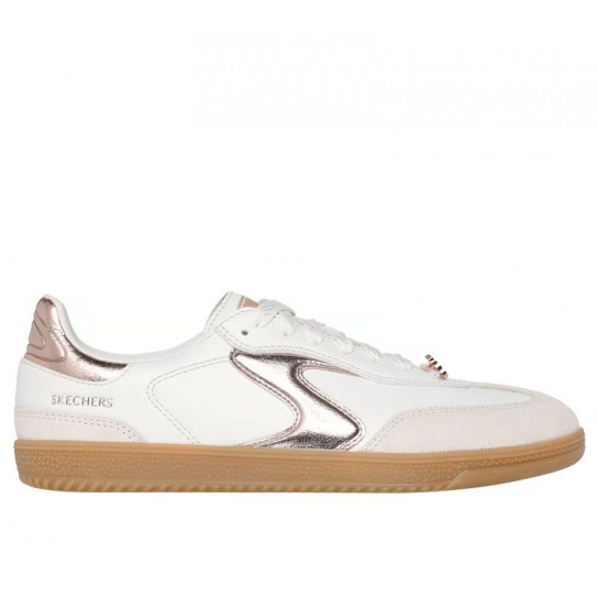 Skechers Hotshot Cool Glow - Branco/Rosa Gold