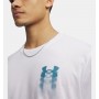 T-shirt Under Armour Blur Logo - Branco