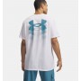 T-shirt Under Armour Blur Logo - Branco